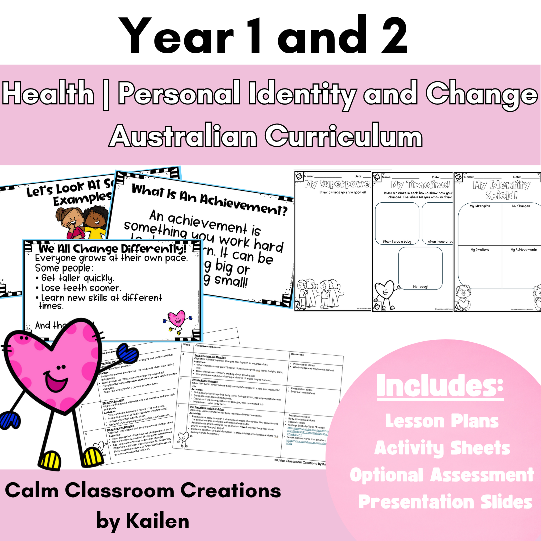 Year 1 & 2 Health Units | Australian Curriculum Aligned V9