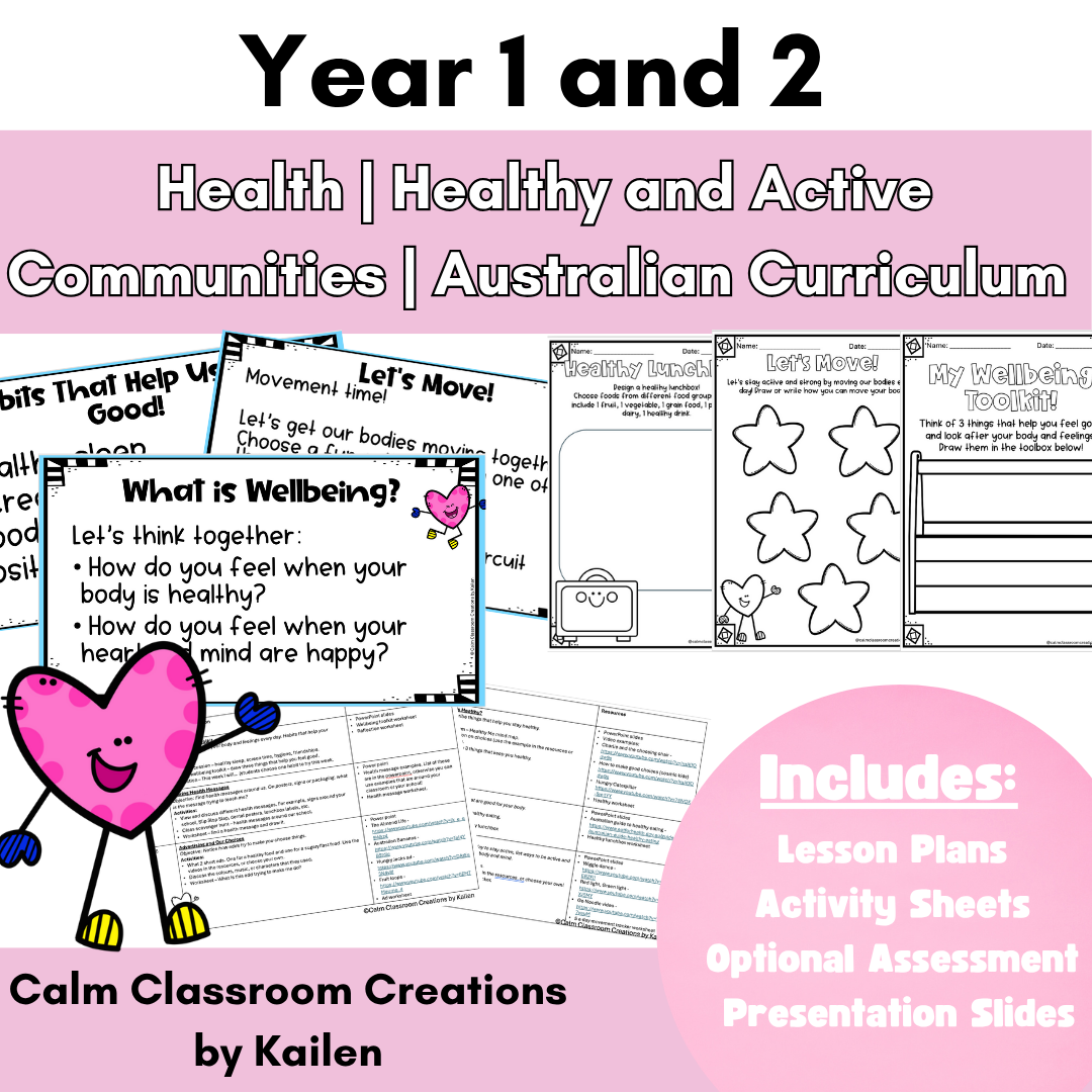Year 1 & 2 | Health | Healthy and Active Communities | Australian Curriculum