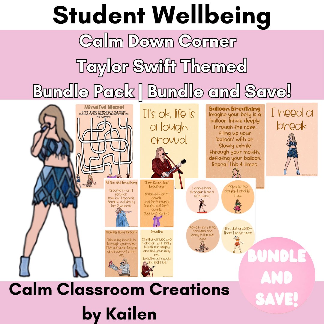 Calm Down Corner Bundle | Taylor Swift Themed | BUNDLE AND SAVE!
