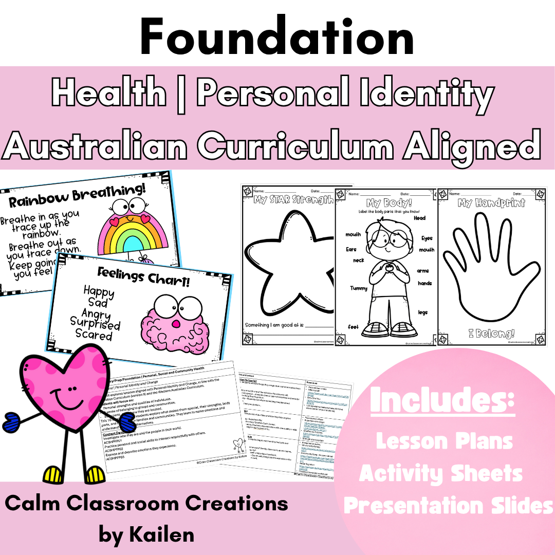 Foundation & Pre Primary | Health | Personal Identity | Australian Curriculum