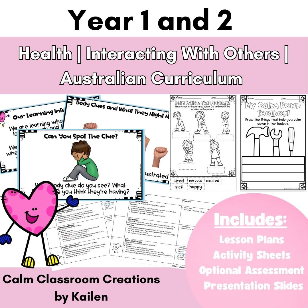 Year 1 & 2 Health Units | Australian Curriculum Aligned V9