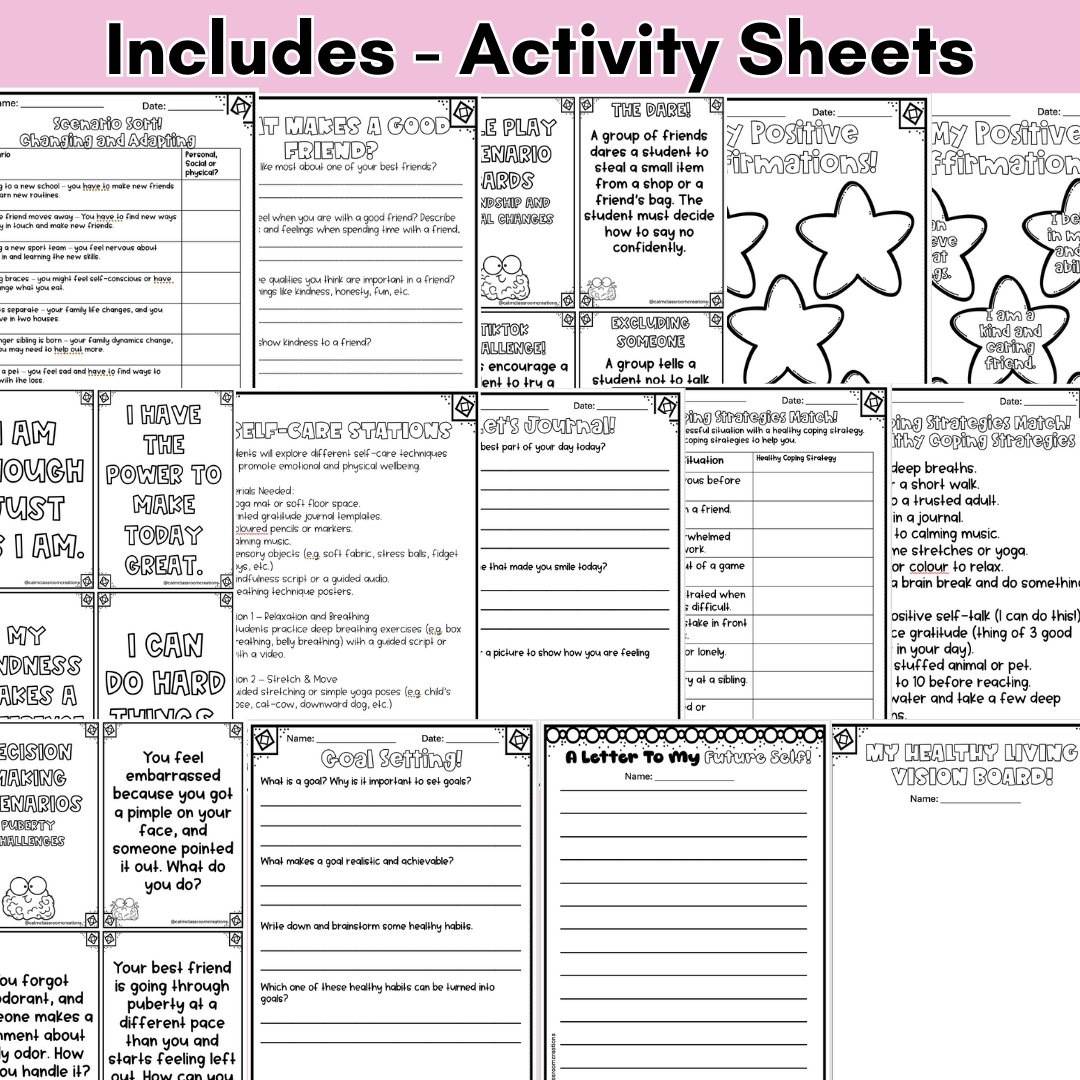 Health | Year 5 and 6 | Personal Identity and Change | Australian Curriculum