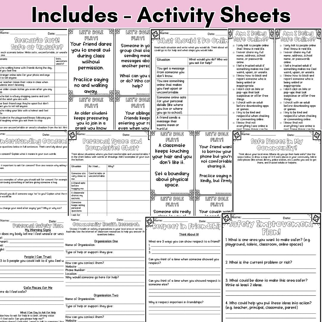Year 5 & 6 | Health | Staying Safe | Australian Curriculum Aligned