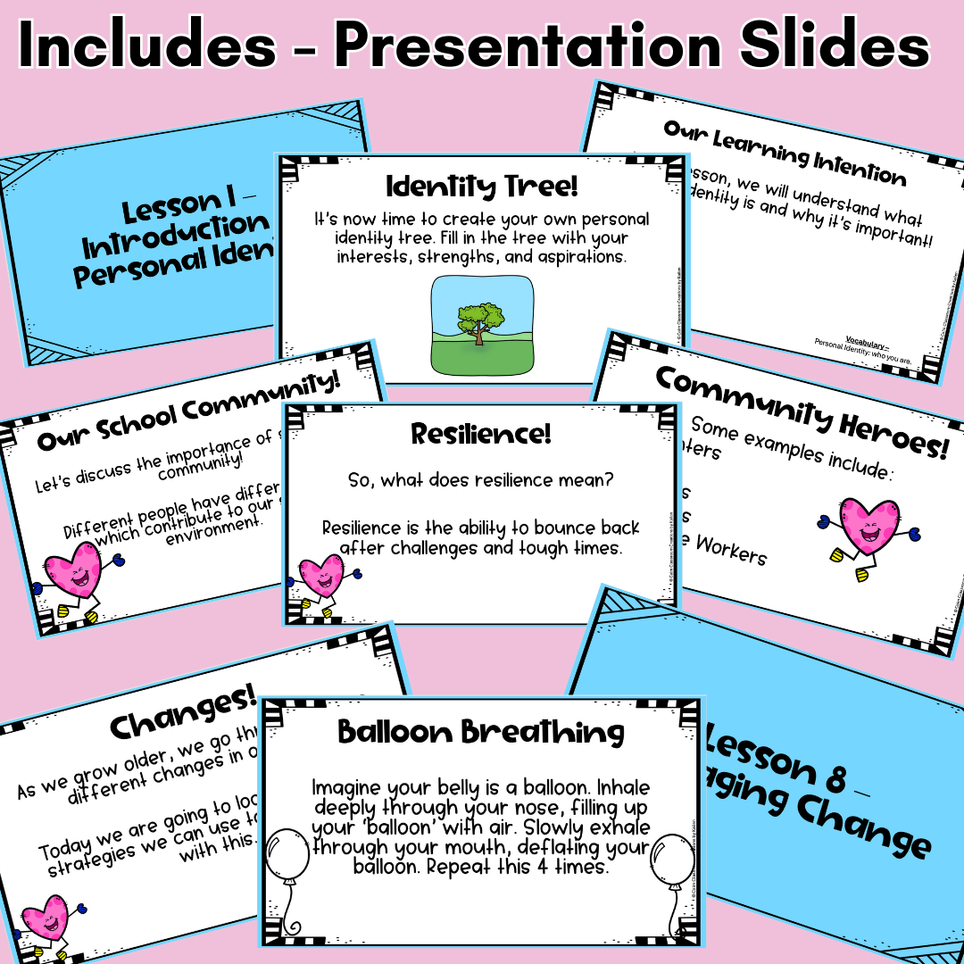 Year 3 & 4 | Health | Personal Identity and Change | Australian Curriculum Aligned