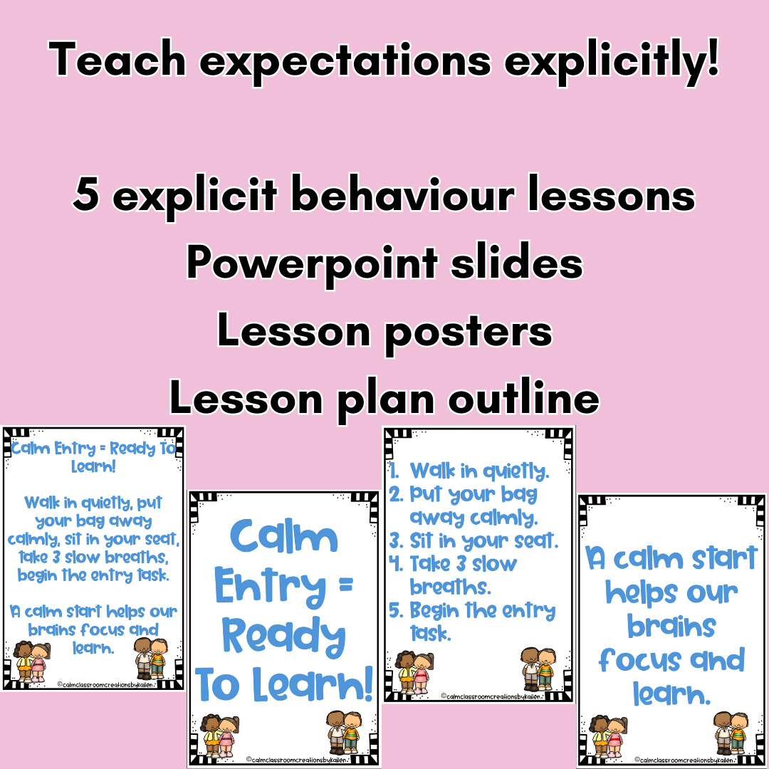 Calm Classroom Routines | Upper Primary (Years 3–6) | Student Wellbeing