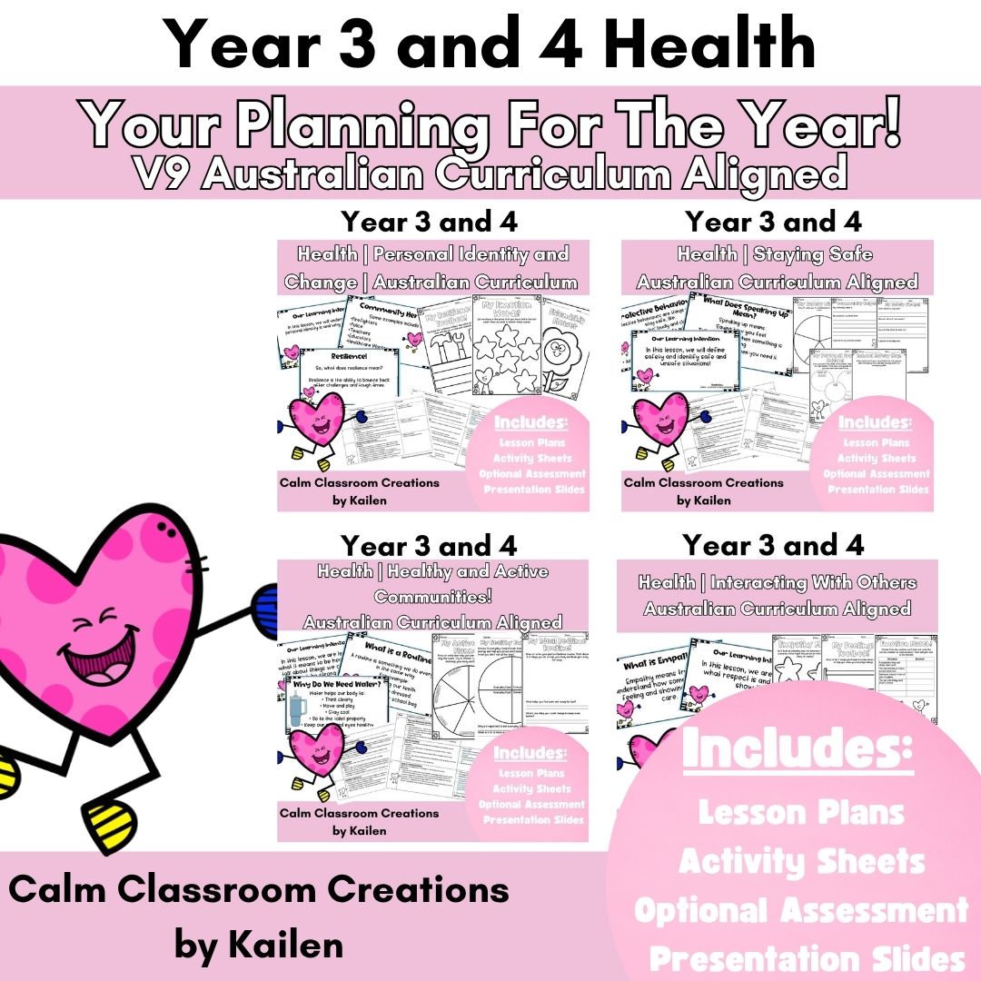 Year 3 & 4 Health Units | Australian Curriculum Aligned V9