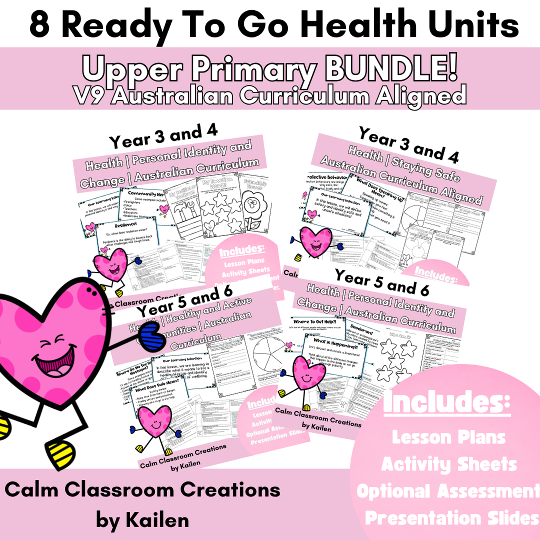 Upper Primary Health Unit Bundle | Australian Curriculum Aligned