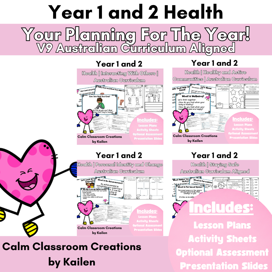 Year 1 & 2 Health Units | Australian Curriculum Aligned V9