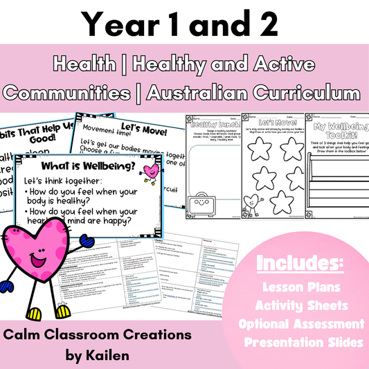 Year 1 & 2 | Health | Healthy and Active Communities | Australian Curriculum
