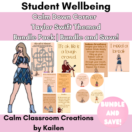 Calm Down Corner Bundle | Taylor Swift Themed | BUNDLE AND SAVE!