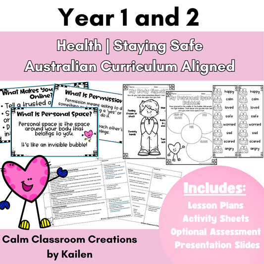 Year 1 & 2 | Health | Staying Safe | Australian Curriculum