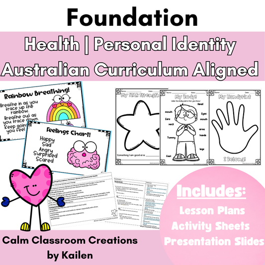 Foundation & Pre Primary | Health | Personal Identity | Australian Curriculum