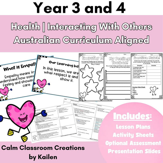 Year 3 & 4 | Health | Interacting With Others | Australian Curriculum Aligned V9