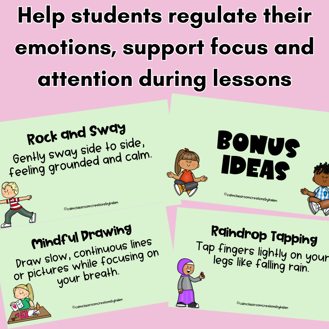 Mindful Brain Break Slides – 40+ Ready-to-Go Activities for the Calm Classroom