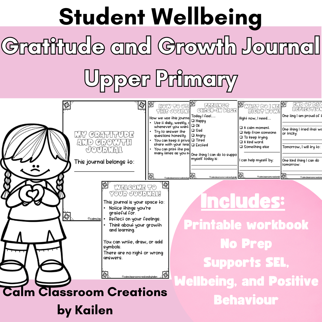 Gratitude & Growth Journal BUNDLE – Whole School (F–6)