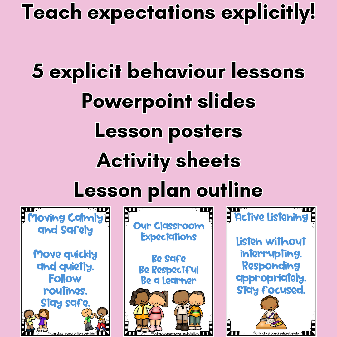 Explicit Behaviour & Routine Lessons – Upper Primary (Years 3–6)