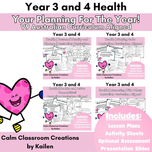 Year 3 & 4 Health Units | Australian Curriculum Aligned V9