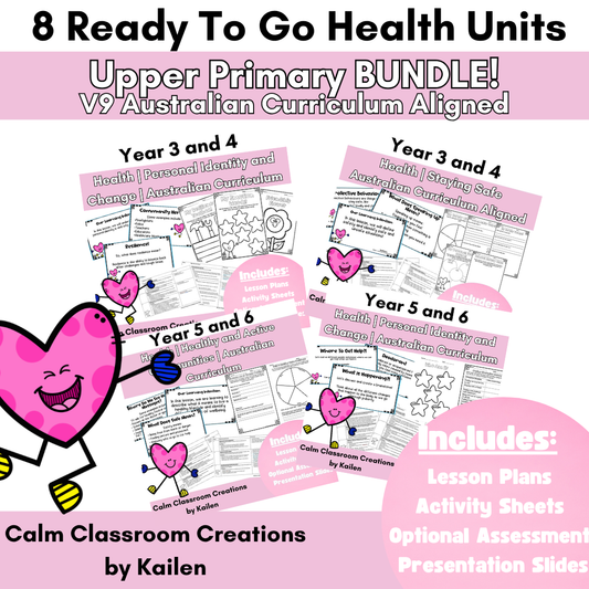 Upper Primary Health Unit Bundle | Australian Curriculum Aligned