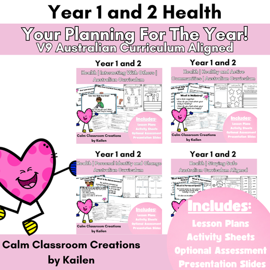 Year 1 & 2 Health Units | Australian Curriculum Aligned V9