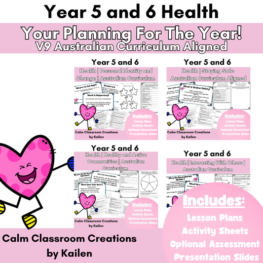 Year 5 & 6 Health Units | Australian Curriculum Aligned V9